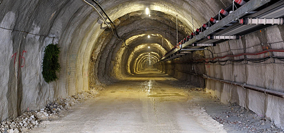 Bergbau, Tunnelbau
